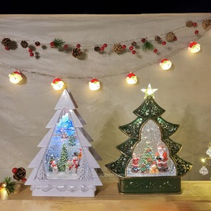 센트팜 크리스마스 오르골 선물 랜턴 무드등 산타 트리 눈사람 캠핑 오르골